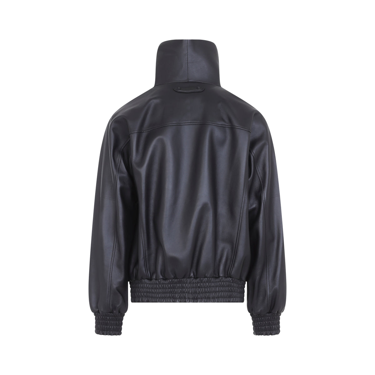 Balenciaga Leather High Collar Tracktop Men BALENCIAGA