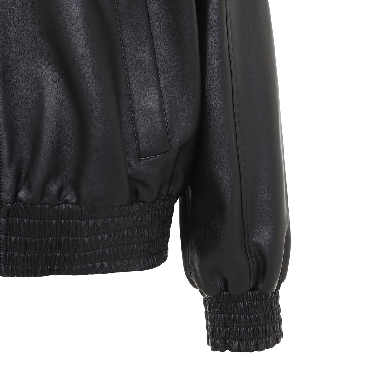Balenciaga Leather High Collar Tracktop Men BALENCIAGA