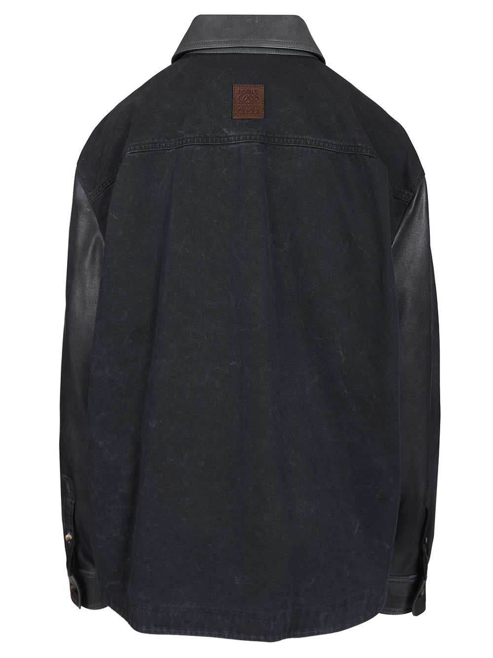 Loewe Men Lambskin Shirt Jacket LOEWE