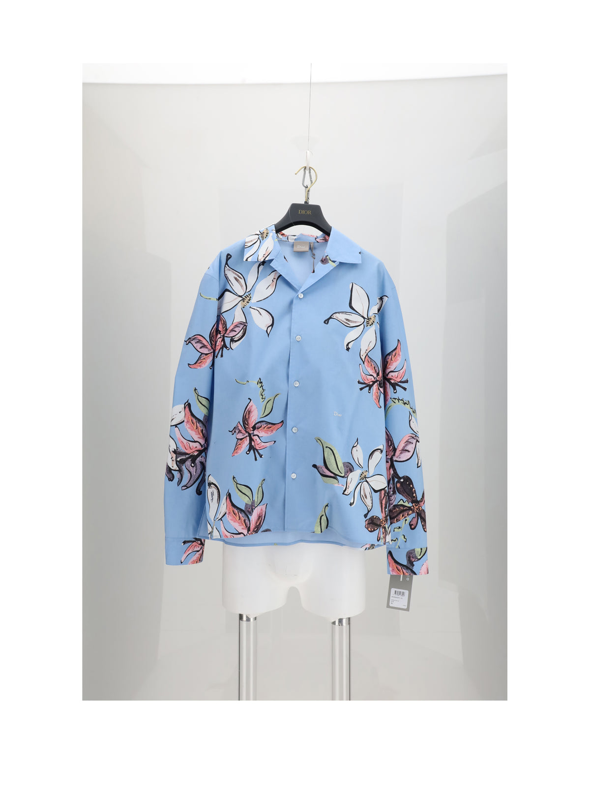 Dior Homme Men Dior Riviera Camicia Azzurra CHRISTIAN DIOR