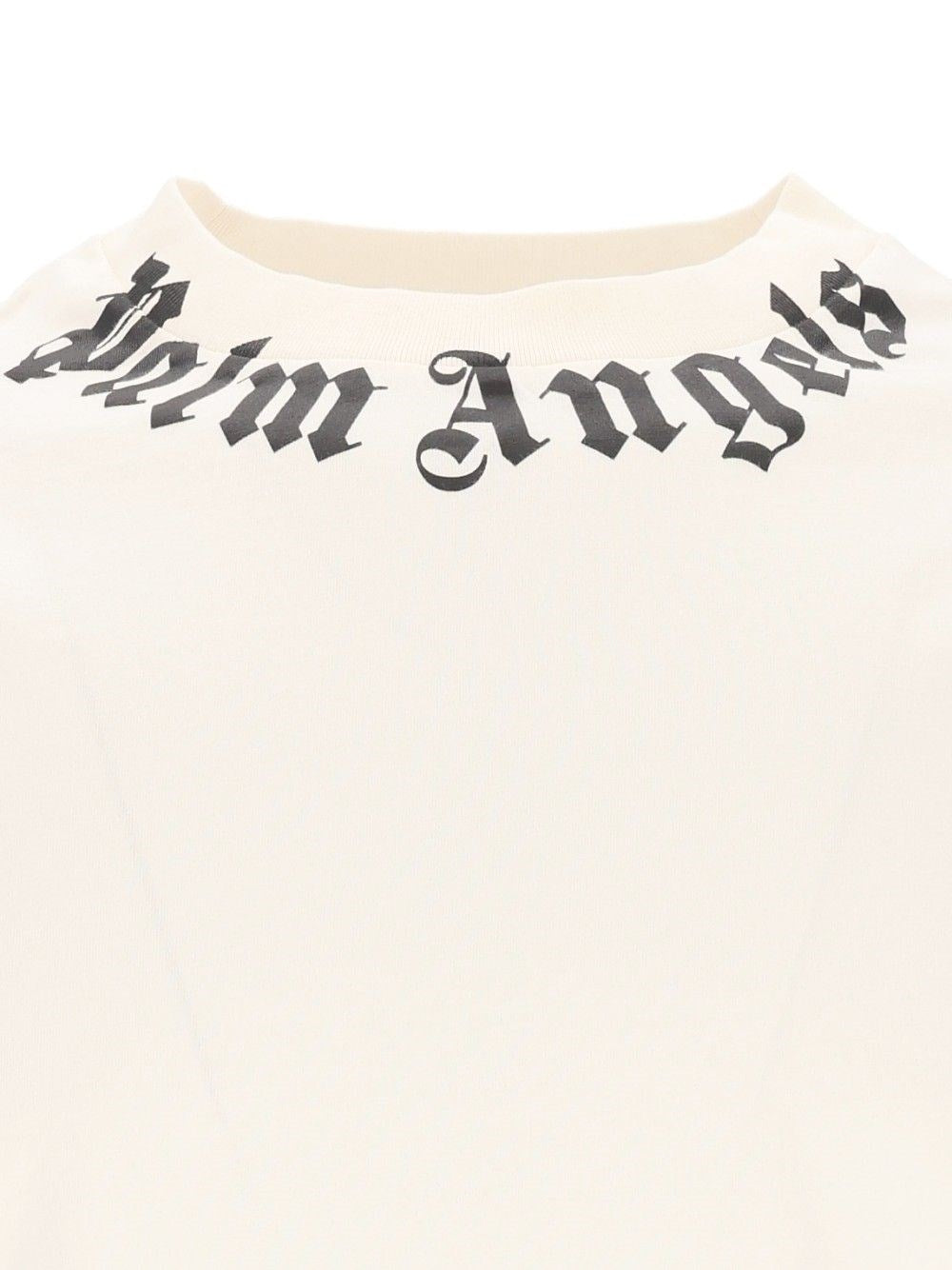 Palm Angels Men Neck Logo T-Shirt PALM ANGELS