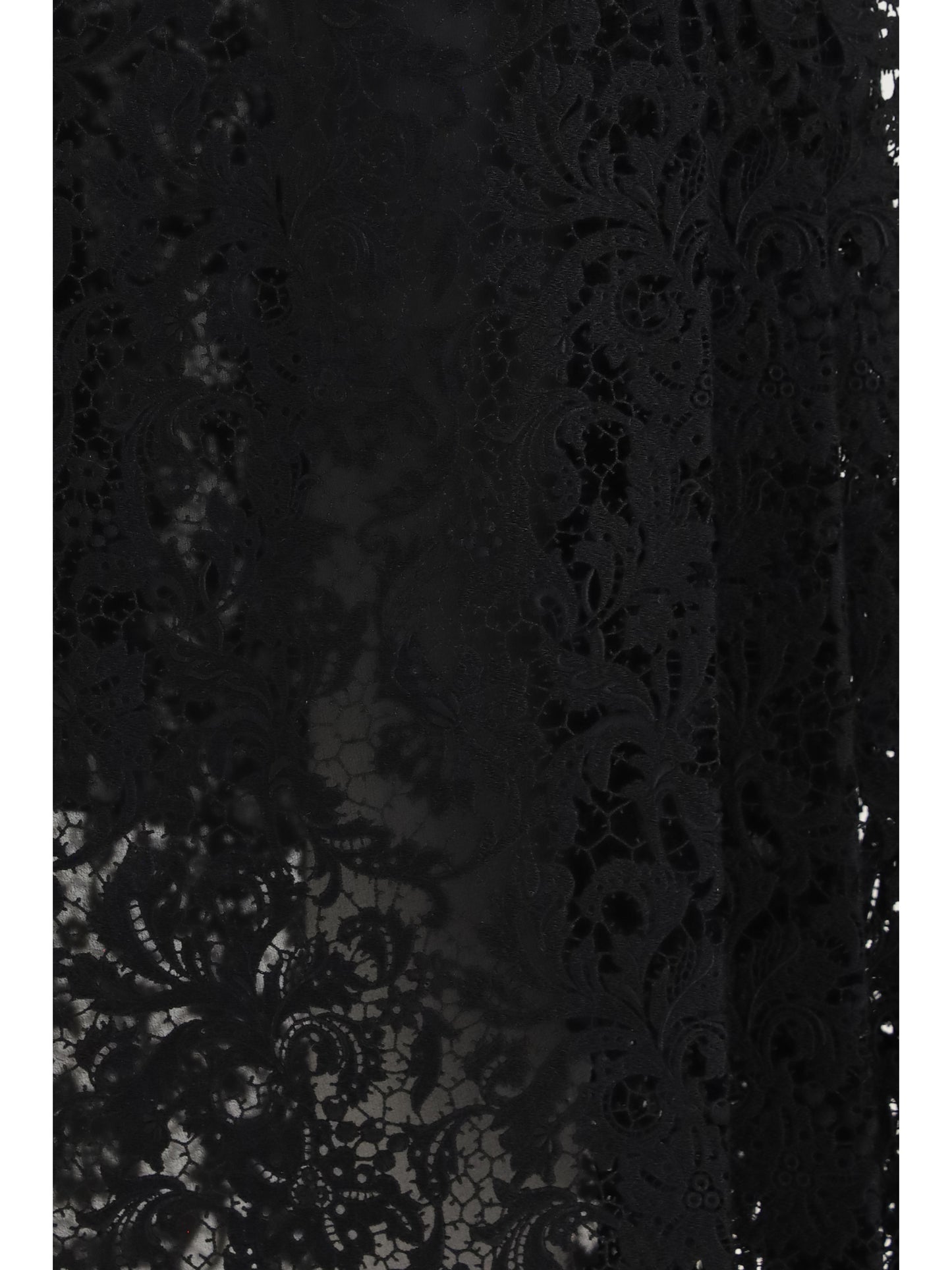 Fendi Women Flared Midi Skirt In Macramé Lace FENDI