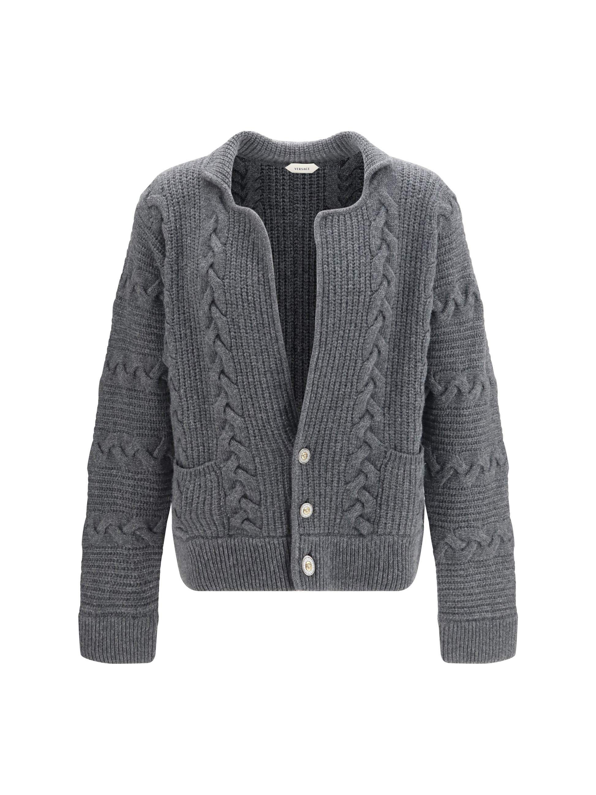 Versace Men Knitted Button Cardigan VERSACE