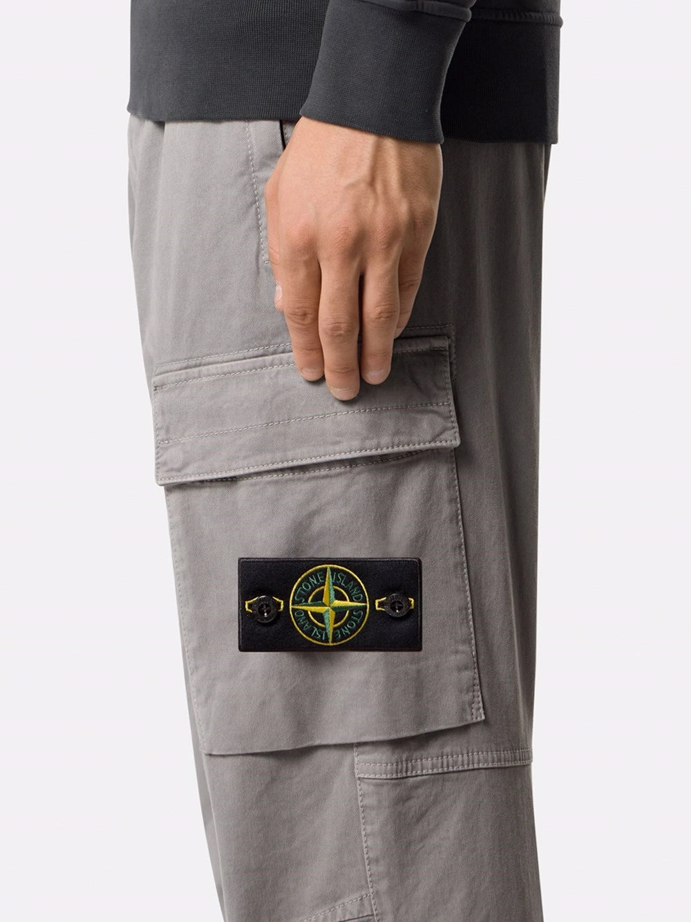 Stone Island Men Garment Dyed `Old` Pants STONE ISLAND