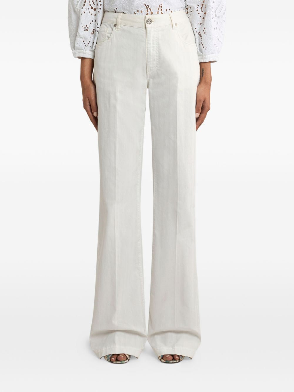 Etro Women White Jeans ETRO