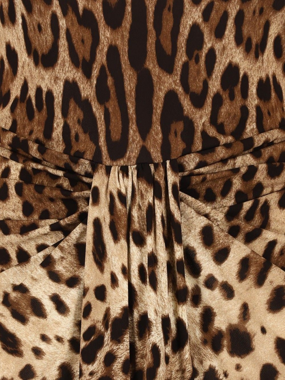 Dolce & Gabbana Women Viscose Jersey Dress With A Leopard Print DOLCE & GABBANA