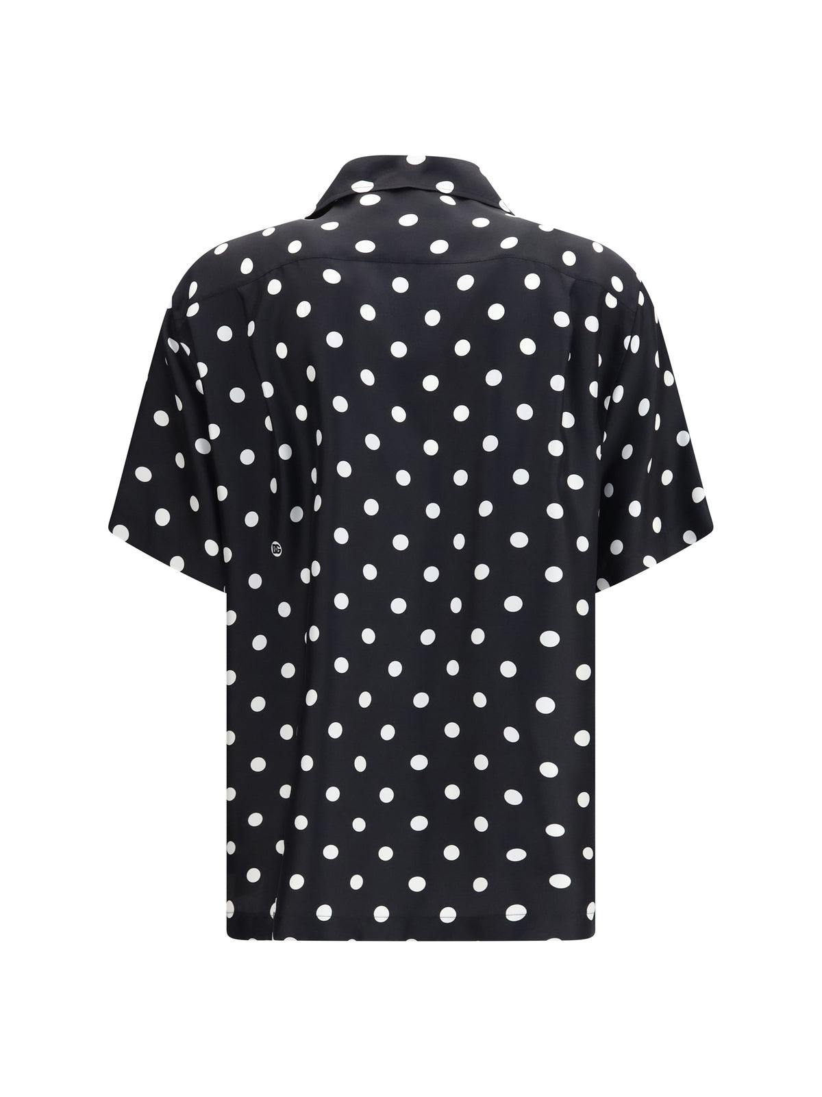 Dolce & Gabbana Men Polka Dot Silk Twill Shirt DOLCE & GABBANA