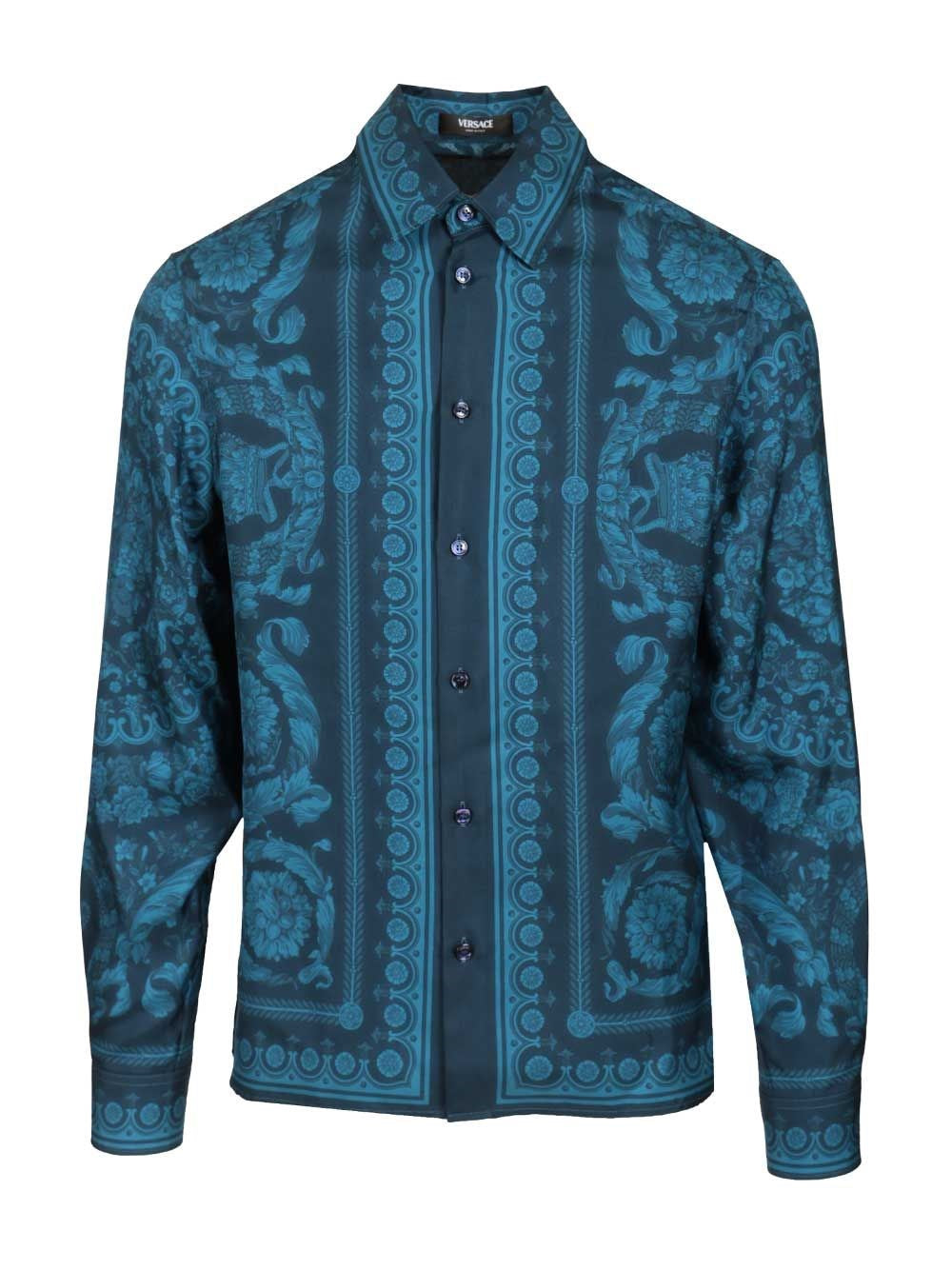 Versace Men Silk Shirt VERSACE