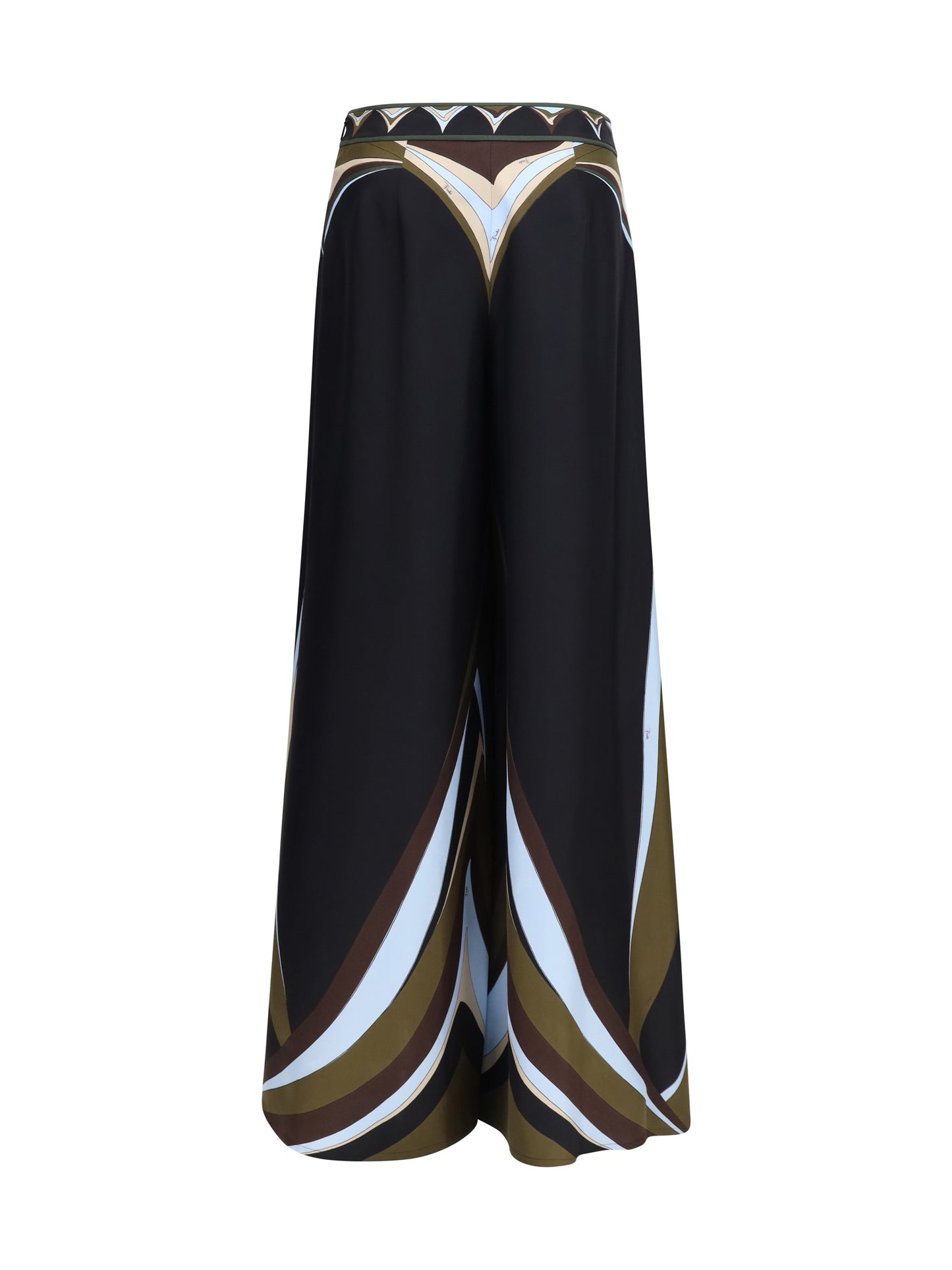 Pucci Women Silk Printed Palazzo Pants PUCCI