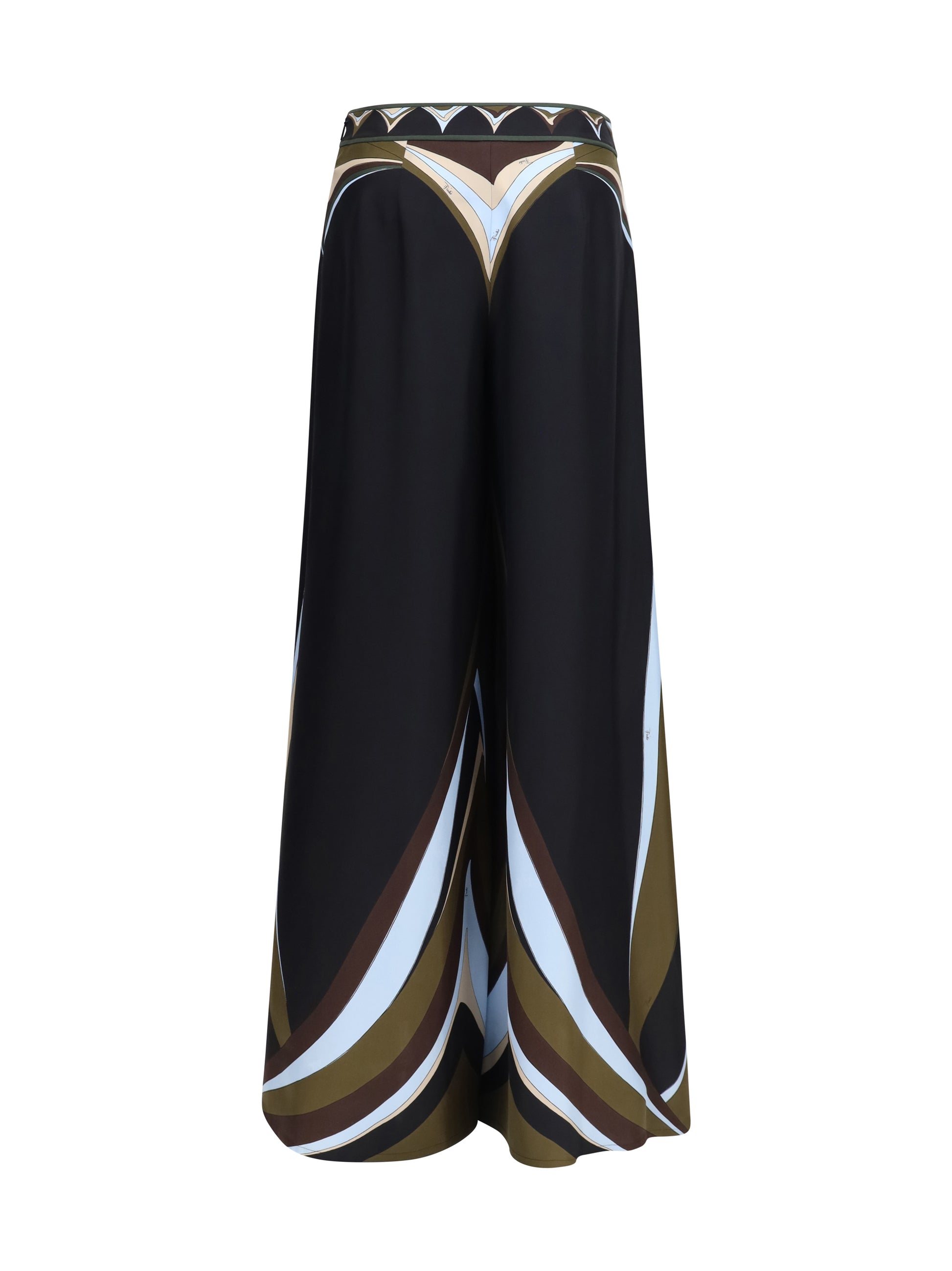 Pucci Women Silk Printed Palazzo Pants PUCCI