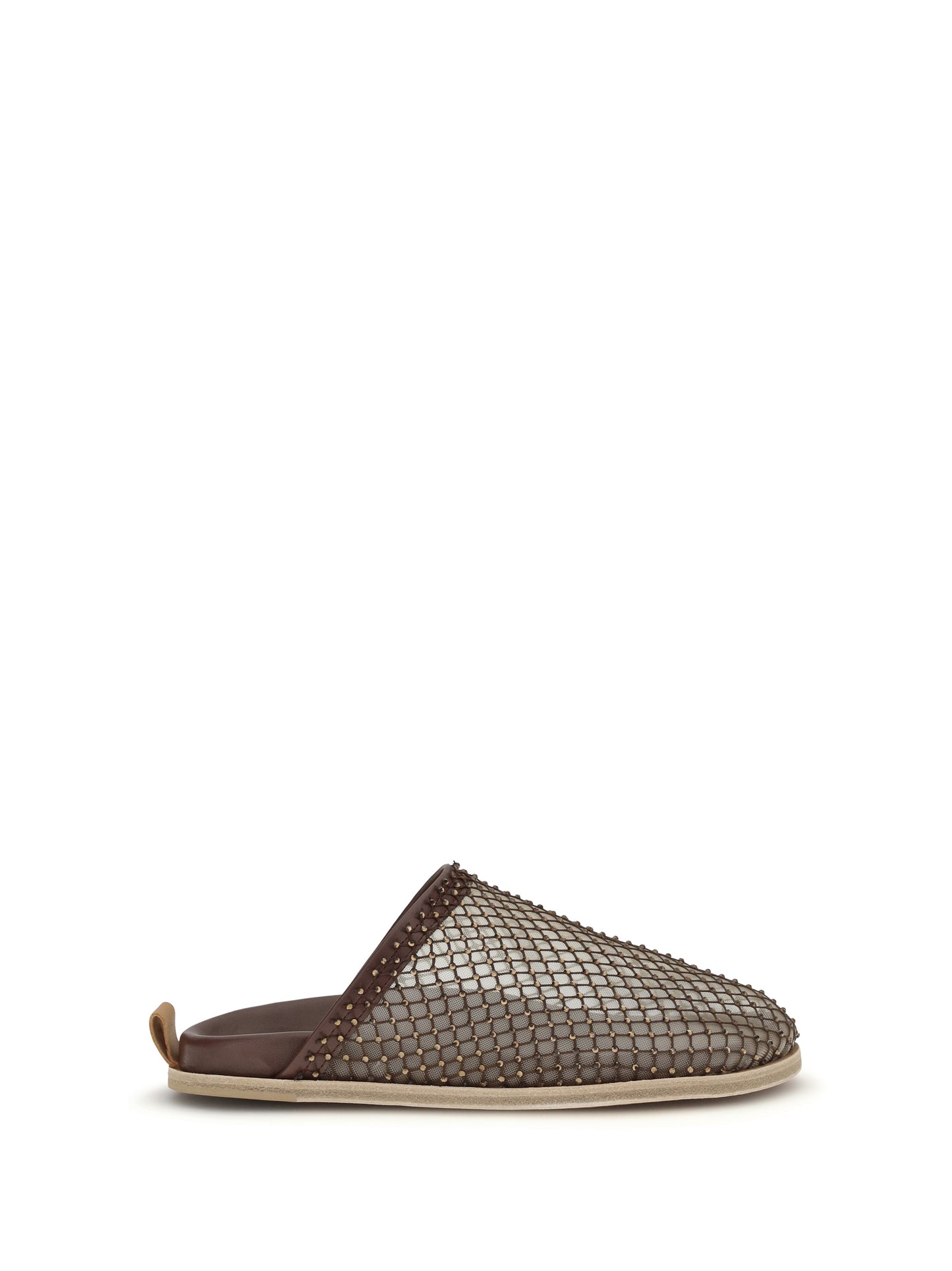 Forte_Forte Women Mesh Mules With Rhinestones FORTE FORTE