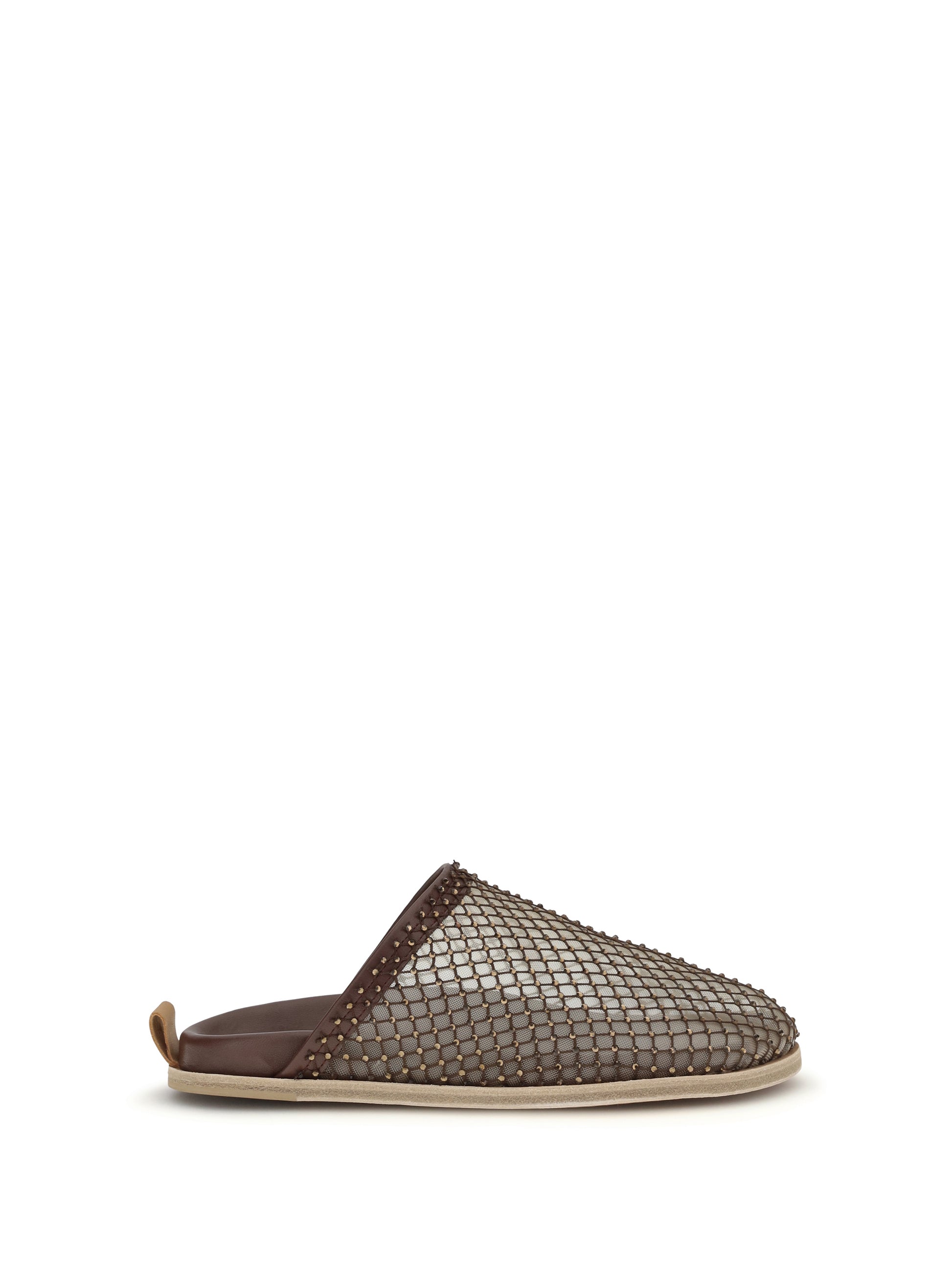 Forte_Forte Women Mesh Mules With Rhinestones FORTE FORTE