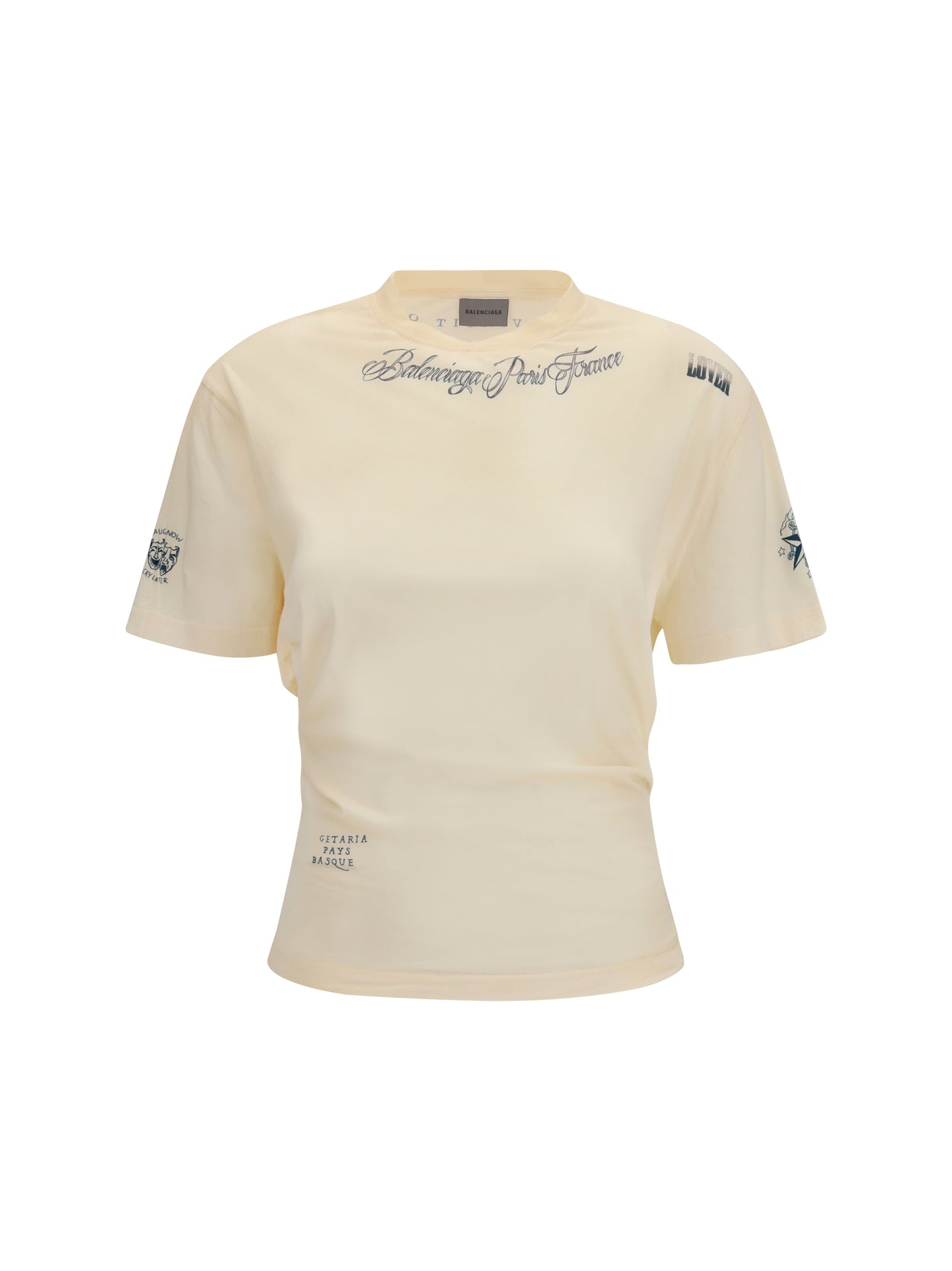 Balenciaga Women Cotton T-Shirt BALENCIAGA