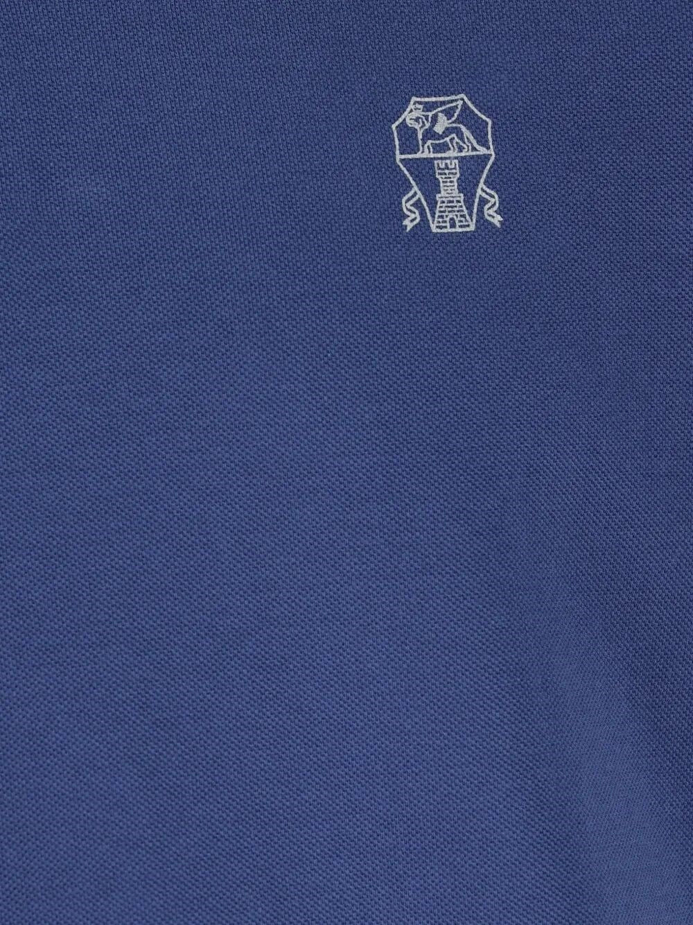 Brunello Cucinelli Men Short Sleeve Polo Shirt With Logo BRUNELLO CUCINELLI