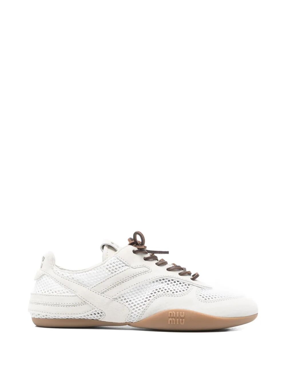 Miu Miu Women Gymnasium Mesh And Suede Sneakers MIU MIU