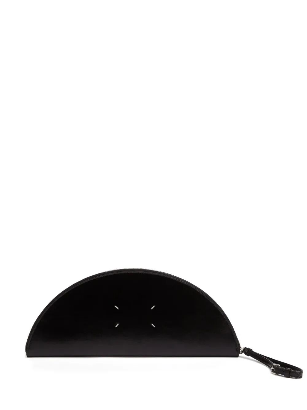 Maison Margiela Women Big Halfmoon Leather Pouch
