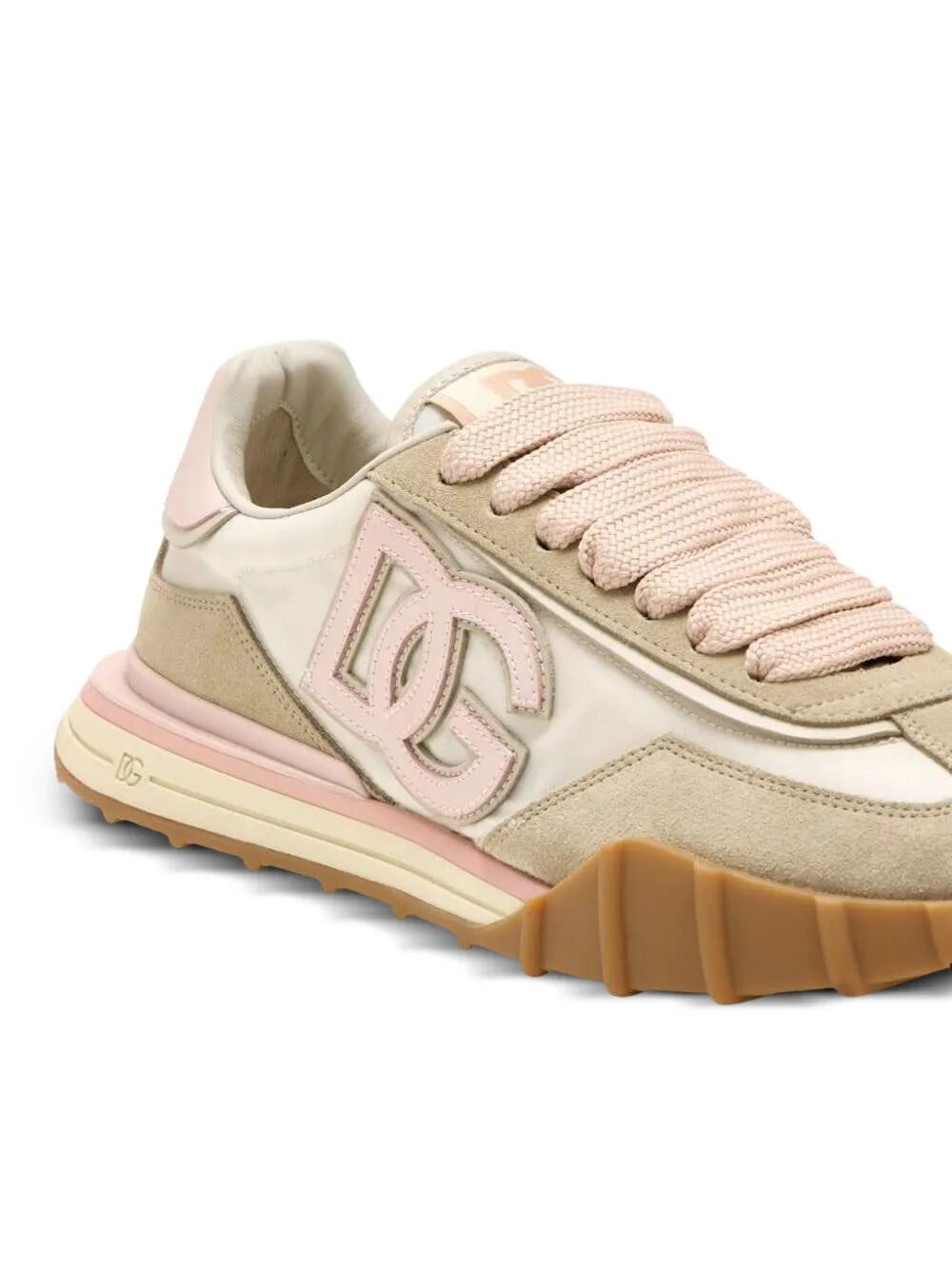 Dolce & Gabbana Women Dg Athletic Fabric And Suede Sneakers DOLCE & GABBANA