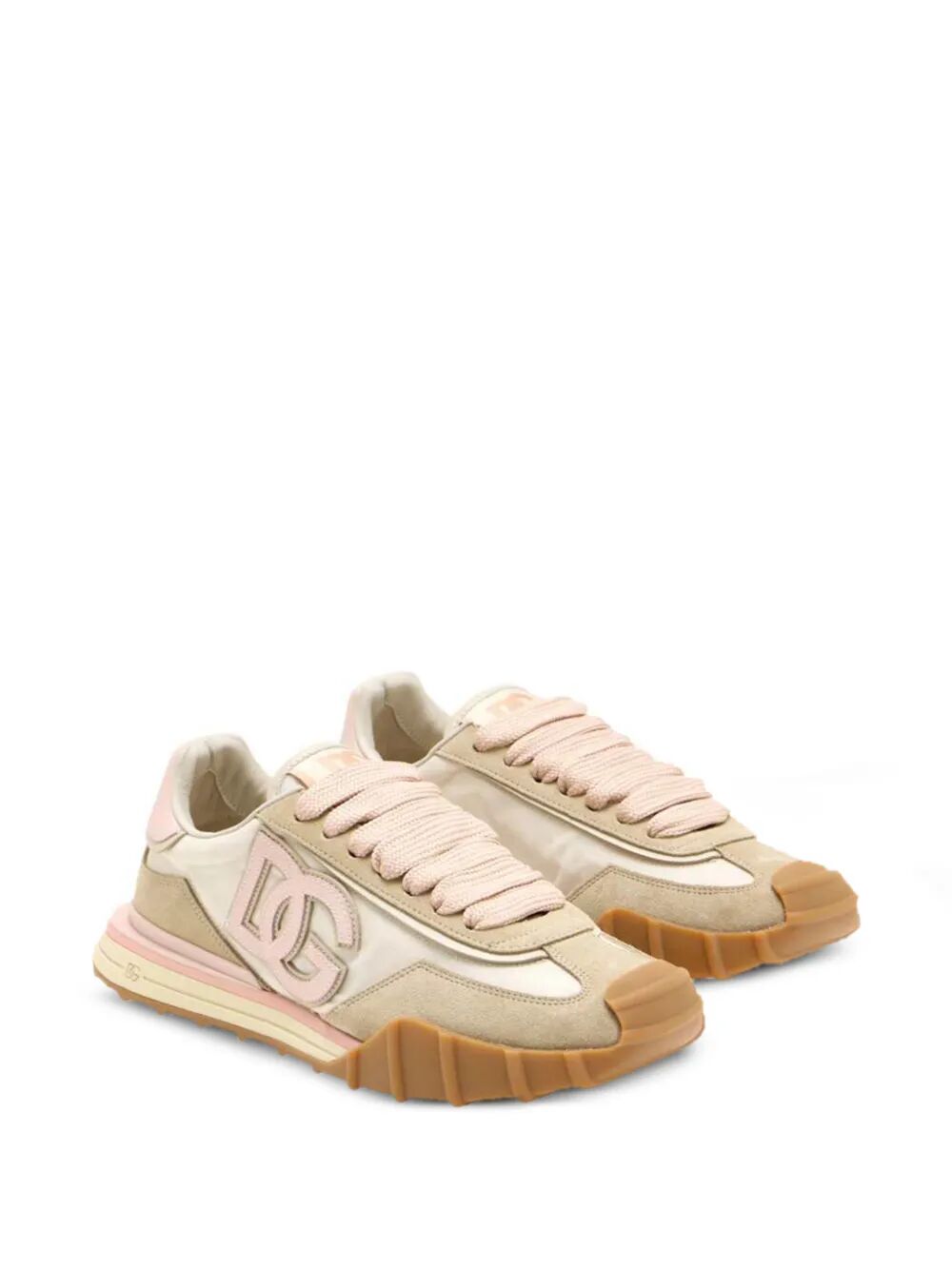 Dolce & Gabbana Women Dg Athletic Fabric And Suede Sneakers DOLCE & GABBANA