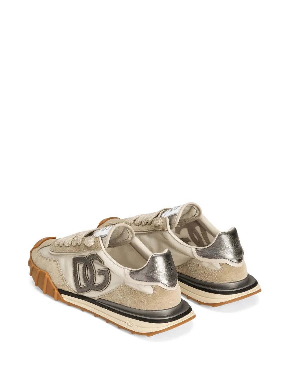 Dolce & Gabbana Men Dg Athletic Fabric And Suede Sneakers DOLCE & GABBANA
