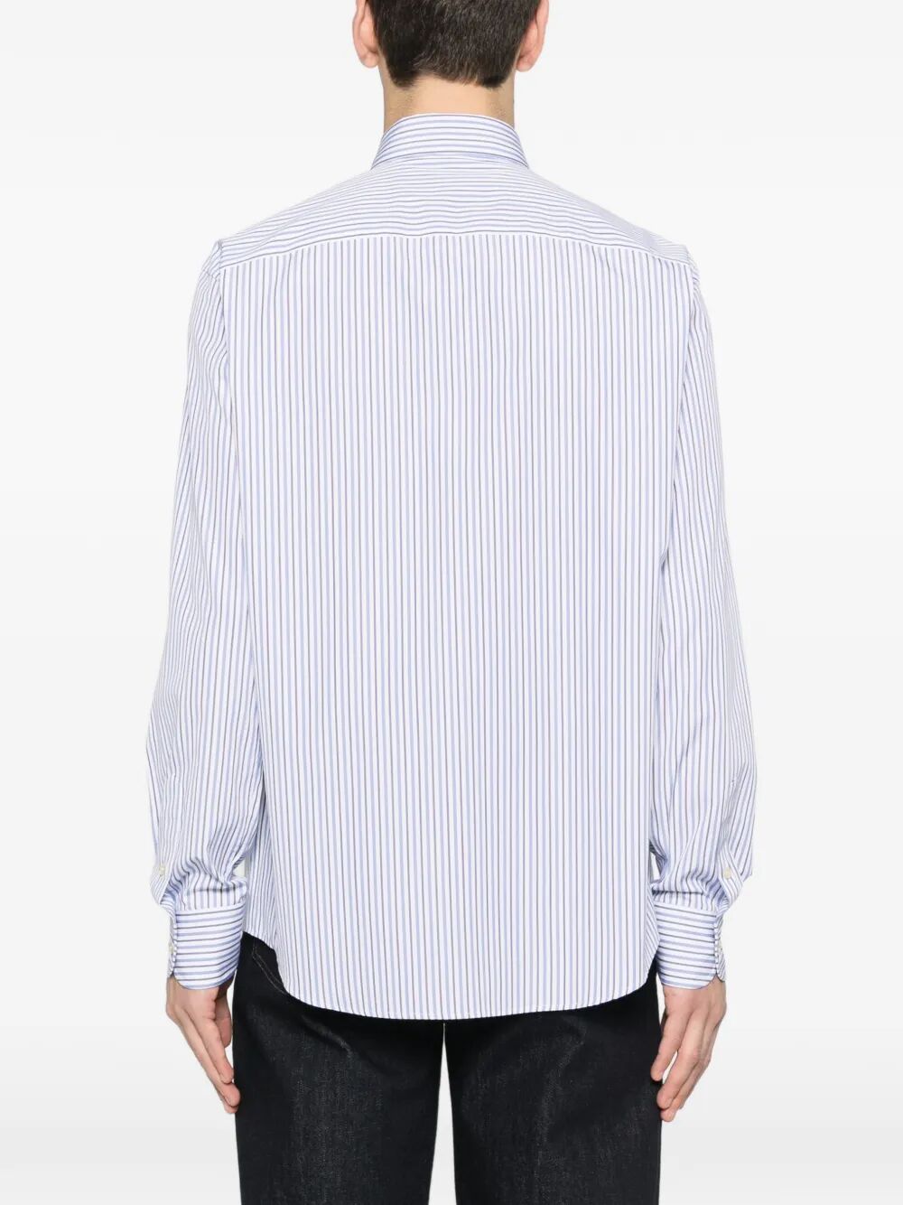 Valentino Garavani Men Striped Cotton Shirt VALENTINO GARAVANI
