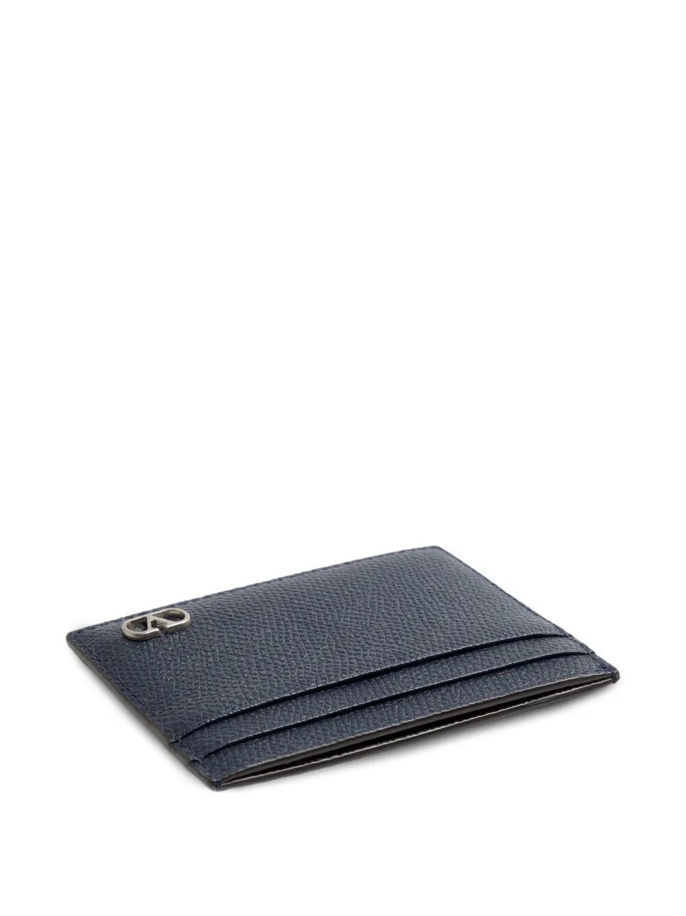 Valentino Garavani Men Vlogo Signature Garnet Calfskin Card Holder VALENTINO GARAVANI