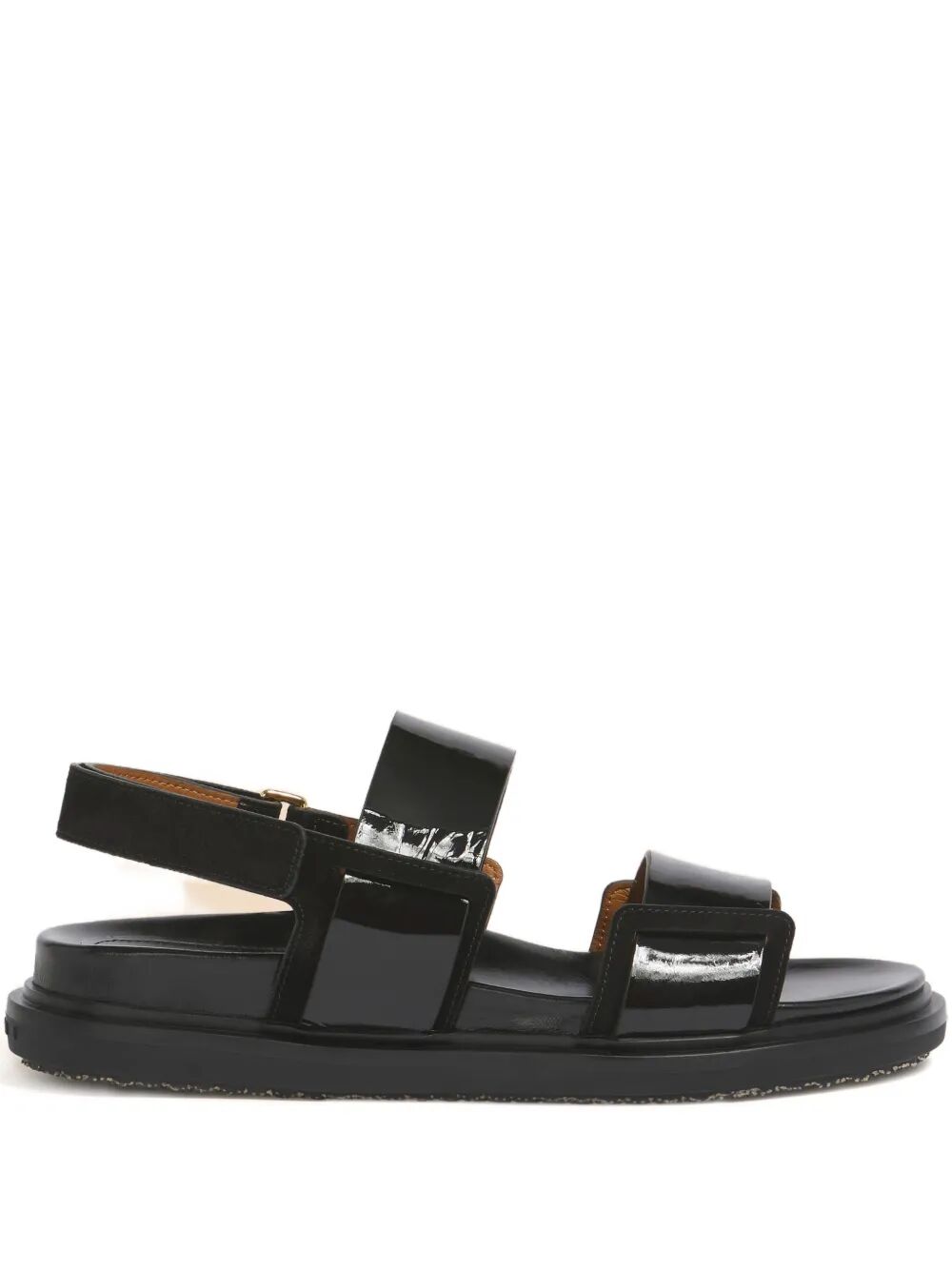 Marni Women Fussbett Double-Strap Leather Sandals MARNI