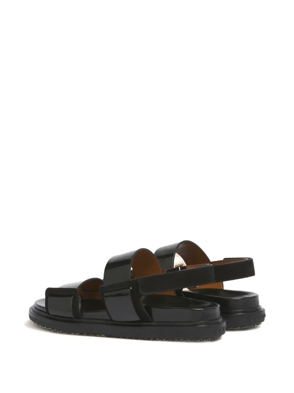 Marni Women Fussbett Double-Strap Leather Sandals MARNI