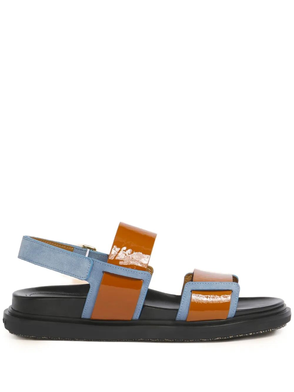 Marni Women Fussbett Double-Strap Leather Sandals MARNI