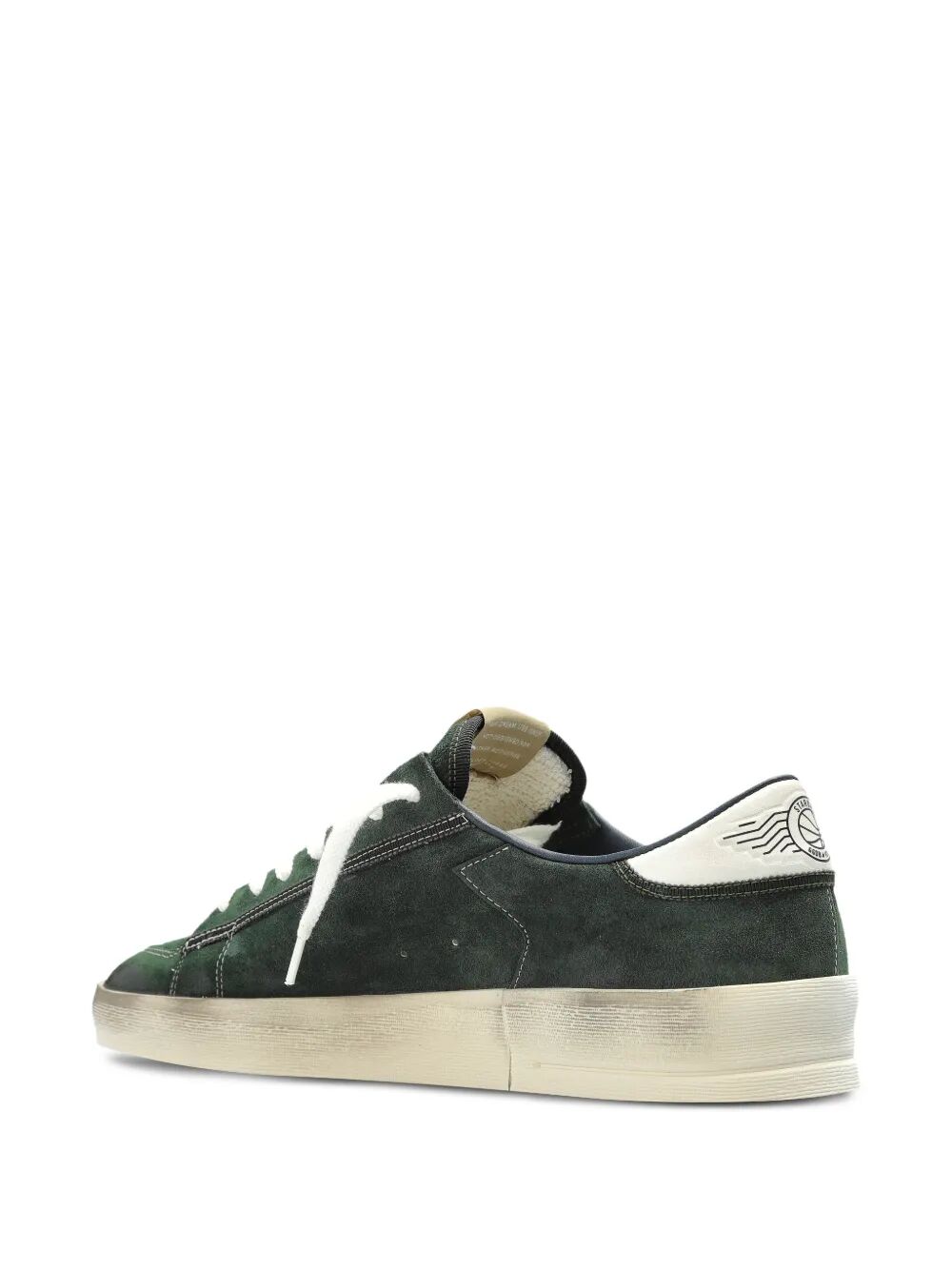 Golden Goose Men Stardan Suede Sneakers With Nappa Leather Star And Signature Detail GOLDEN GOOSE