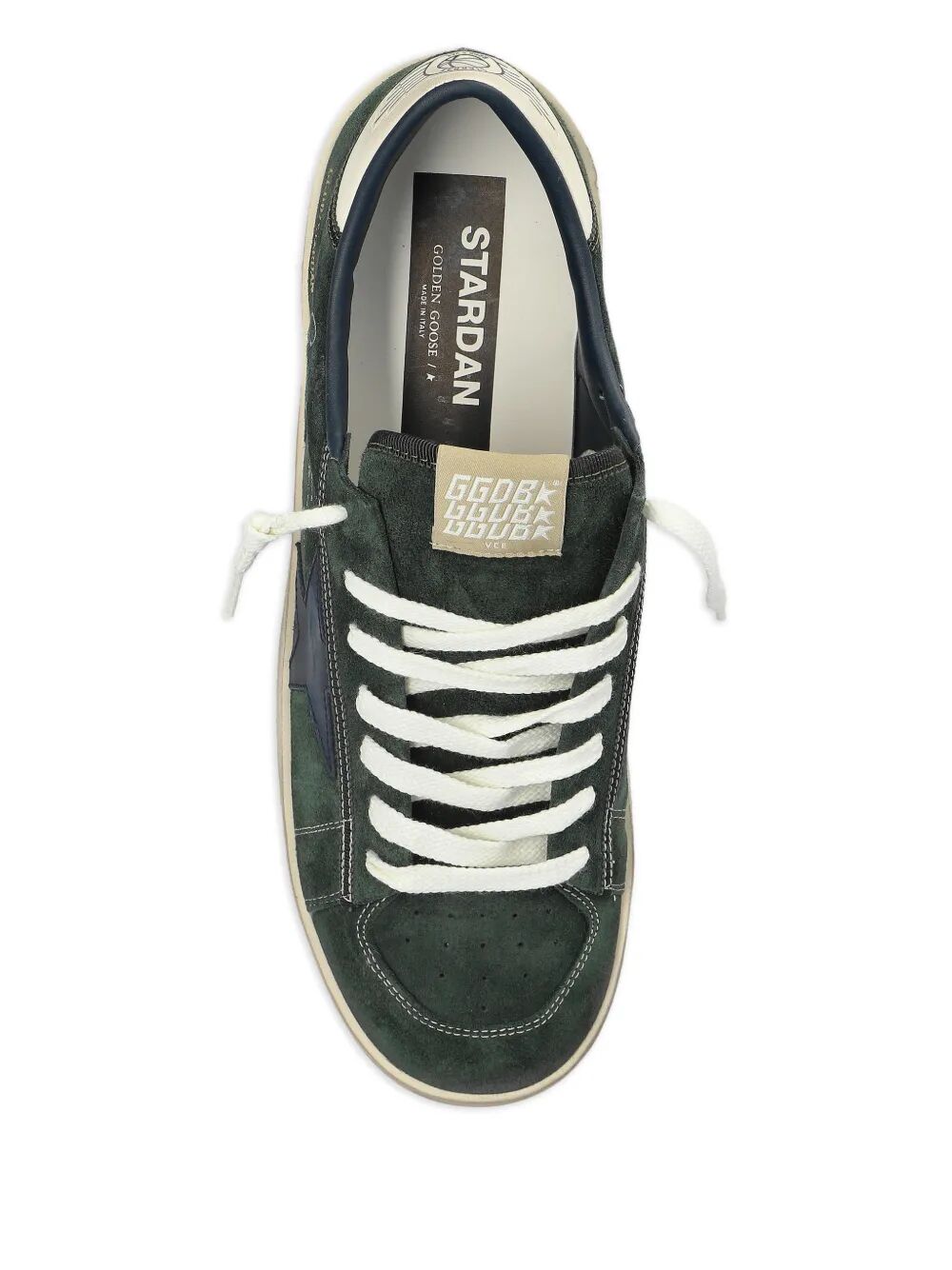 Golden Goose Men Stardan Suede Sneakers With Nappa Leather Star And Signature Detail GOLDEN GOOSE