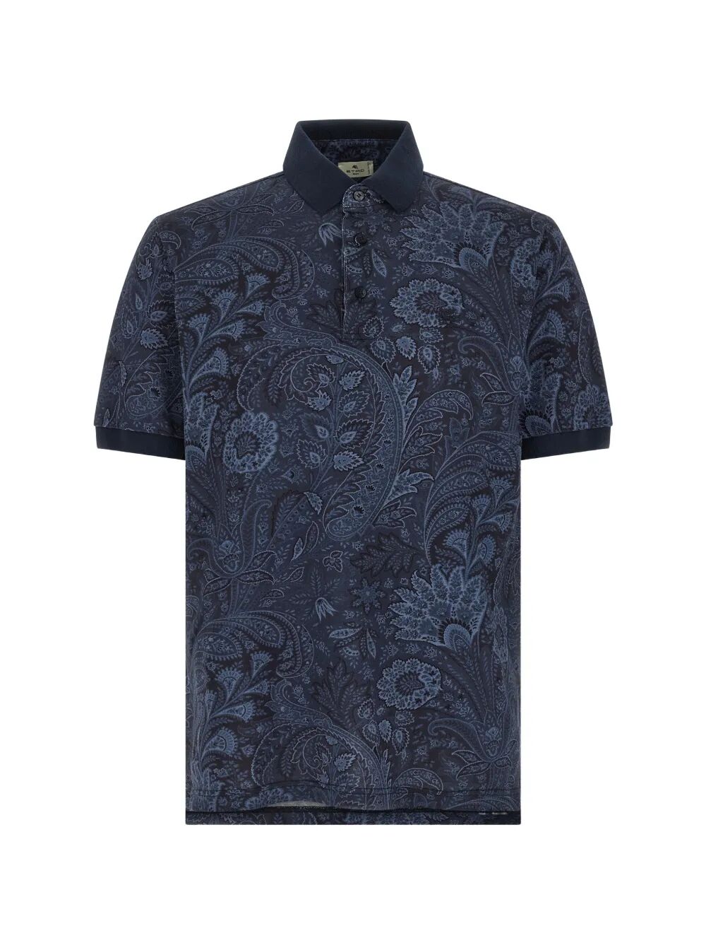 Etro Men Paisley-Print Cotton Roma Polo ETRO