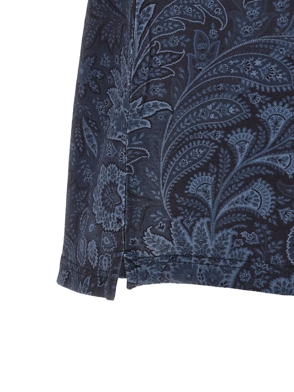 Etro Men Paisley-Print Cotton Roma Polo ETRO