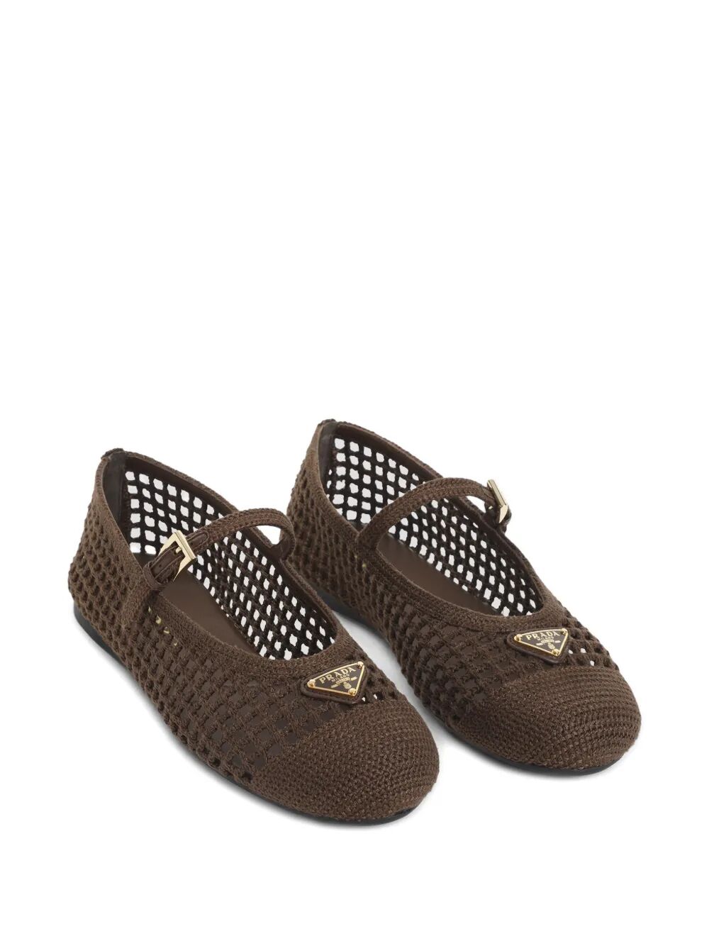 Prada Women Crochet Ballerinas PRADA