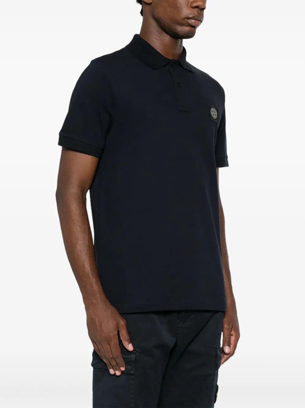 Stone Island Men Slim Fit Cotton Piqué Polo Shirt STONE ISLAND