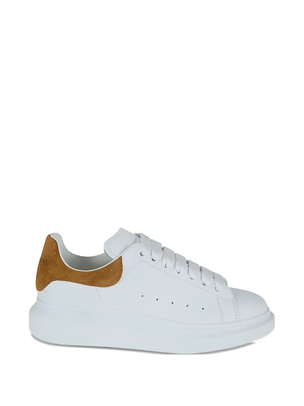 Alexander Mcqueen Women Oversized Sneakers In White/Tan ALEXANDER MCQUEEN