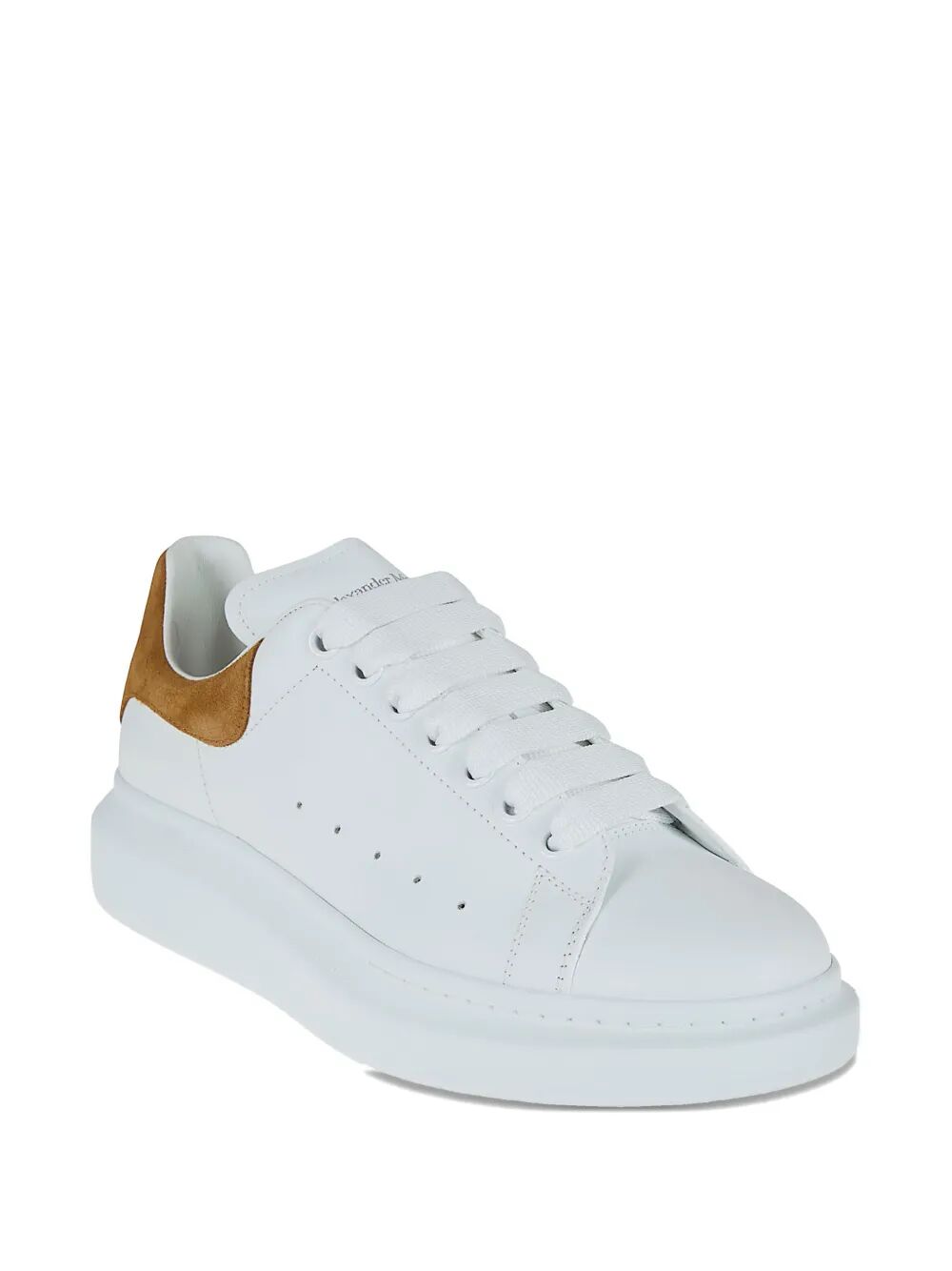 Alexander Mcqueen Women Oversized Sneakers In White/Tan ALEXANDER MCQUEEN