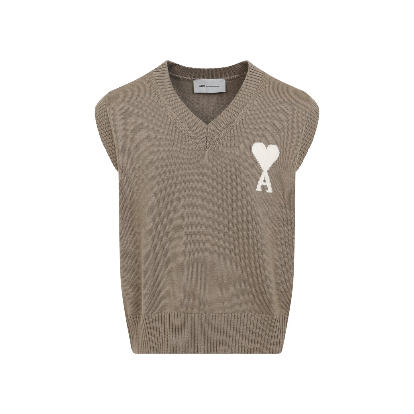 Ami Wool And Cotton Vest Men AMI PARIS