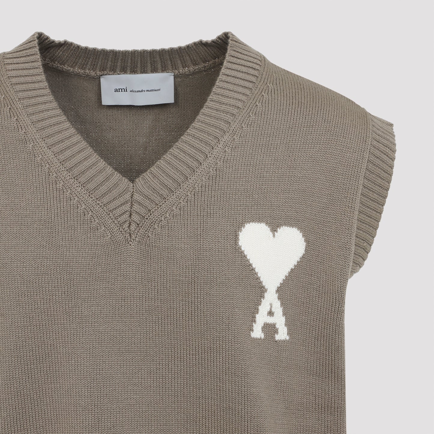 Ami Wool And Cotton Vest Men AMI PARIS