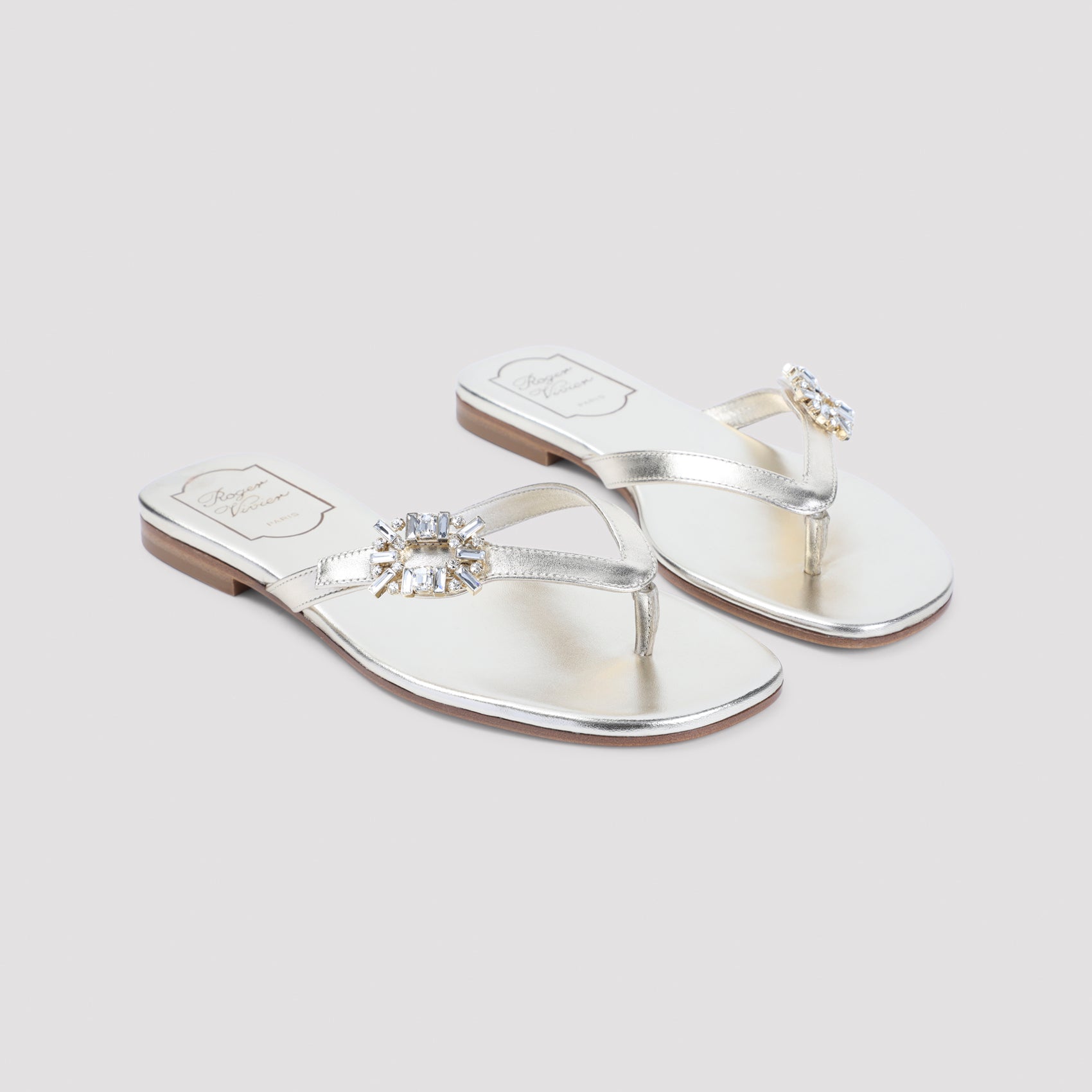Roger Vivier Strass B Flip Flops Women ROGER VIVIER