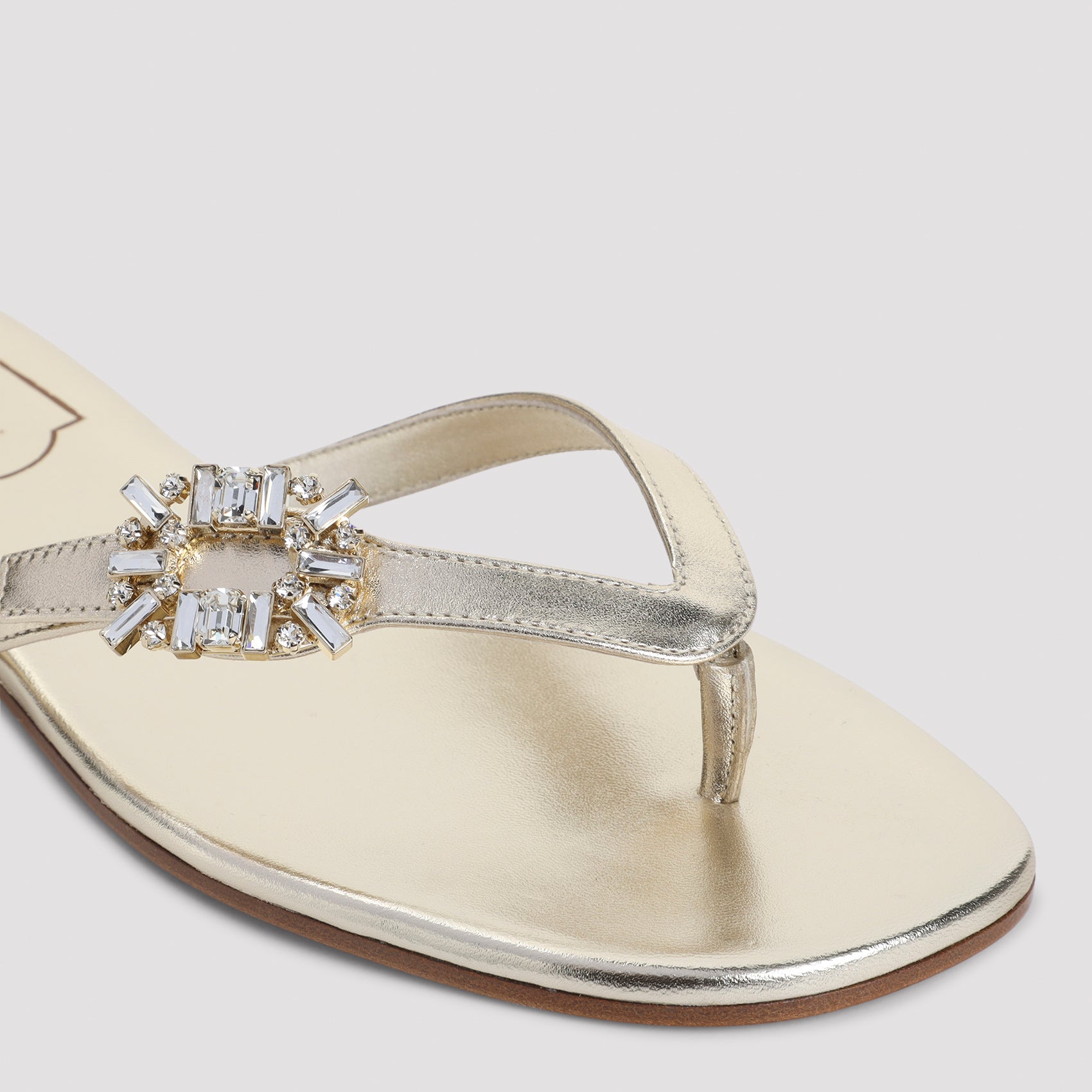 Roger Vivier Strass B Flip Flops Women ROGER VIVIER