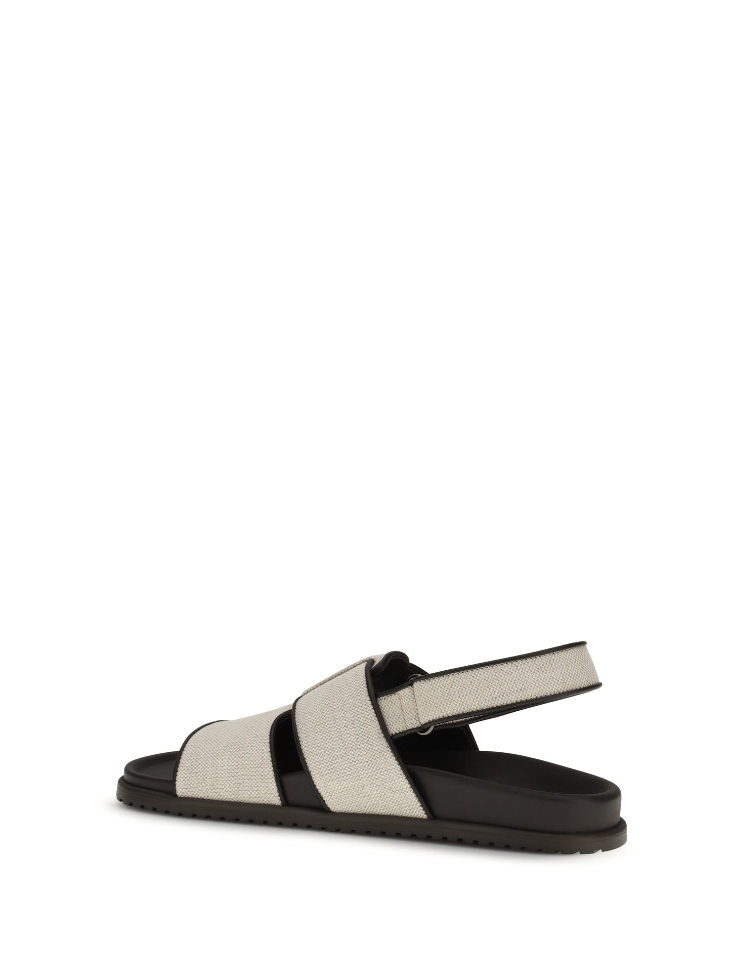 Dolce & Gabbana Men Fabric And Leather Sandals DOLCE & GABBANA