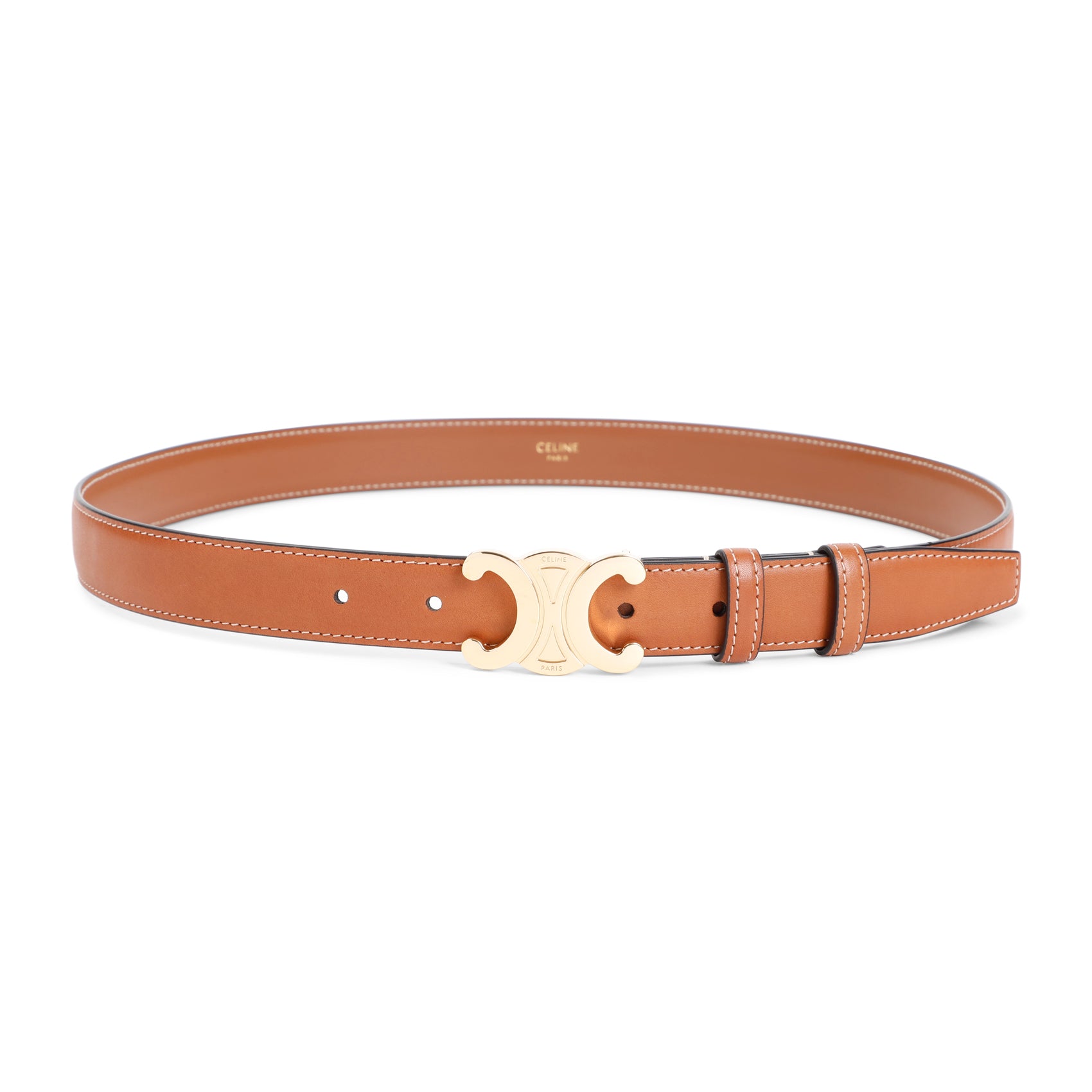 Celine Triomphe Leather Belt Women CELINE