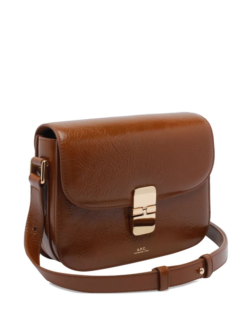 A.P.C. Women Grace Small Bag In Crinkled Leather A.P.C.