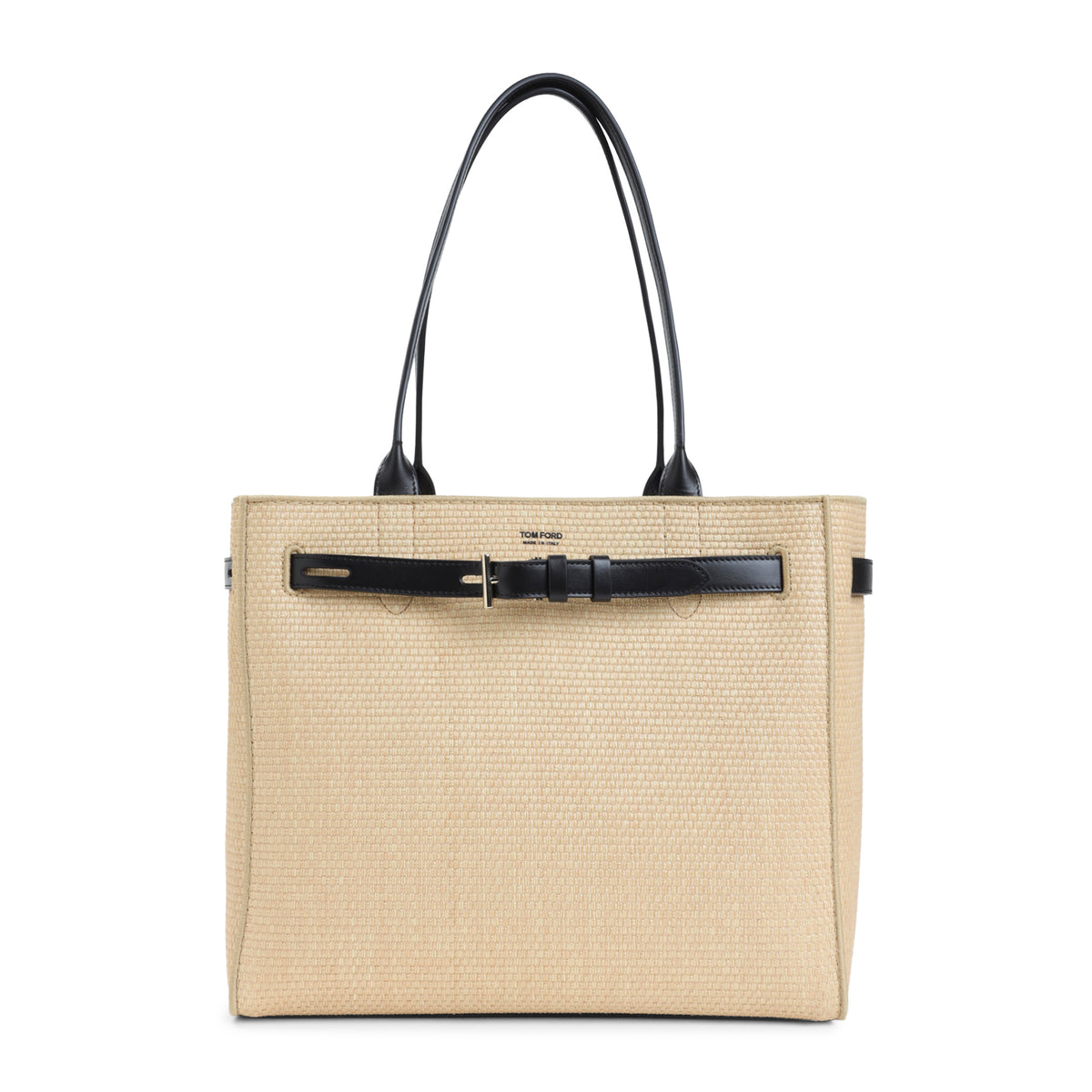 Raffia Smooth Calf Medium Tote Women TOM FORD
