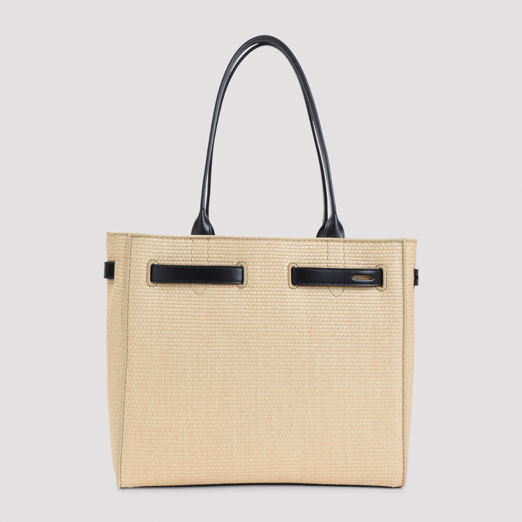 Raffia Smooth Calf Medium Tote Women.