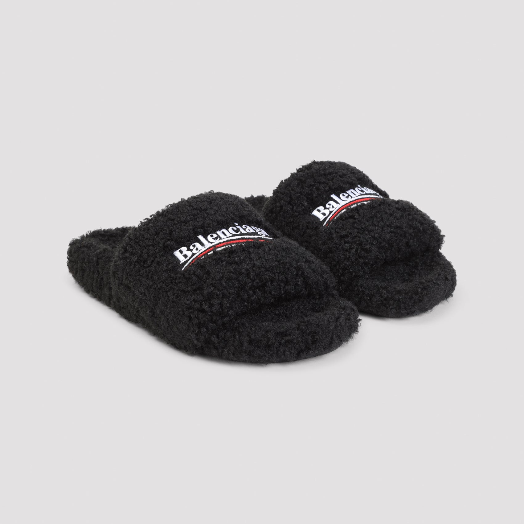 Furry Slide Fake Women BALENCIAGA