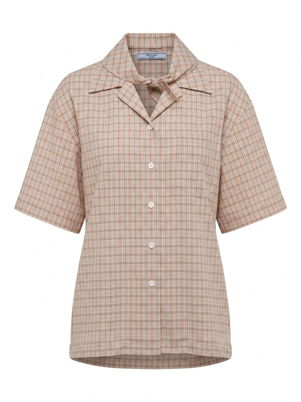 Prada Women Madras Print Shirt PRADA
