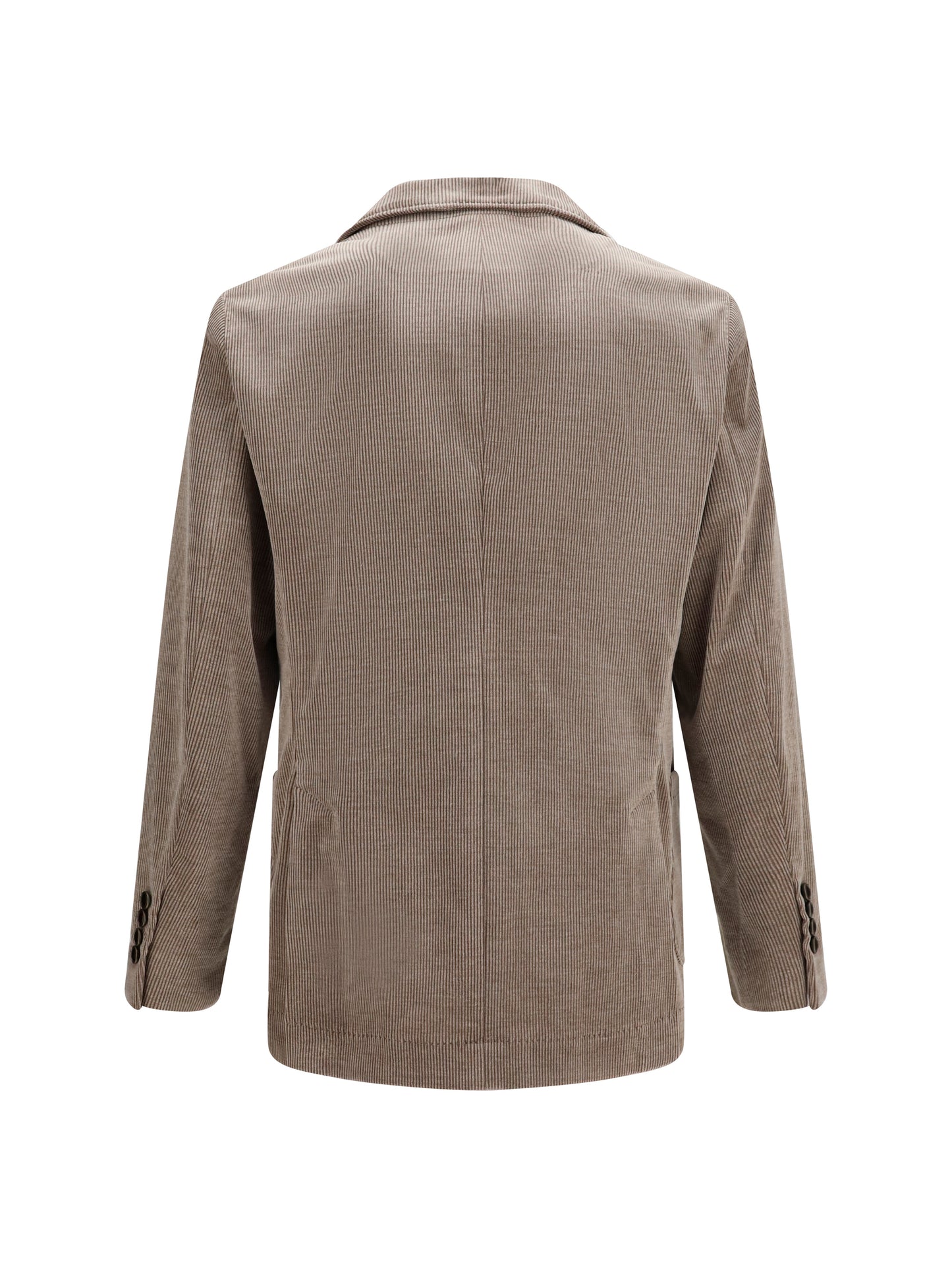 Brunello Cucinelli Men Double-Breasted Corduroy Jacket BRUNELLO CUCINELLI