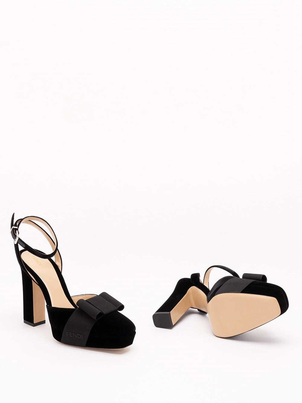 Fendi Women Velvet Slingback FENDI