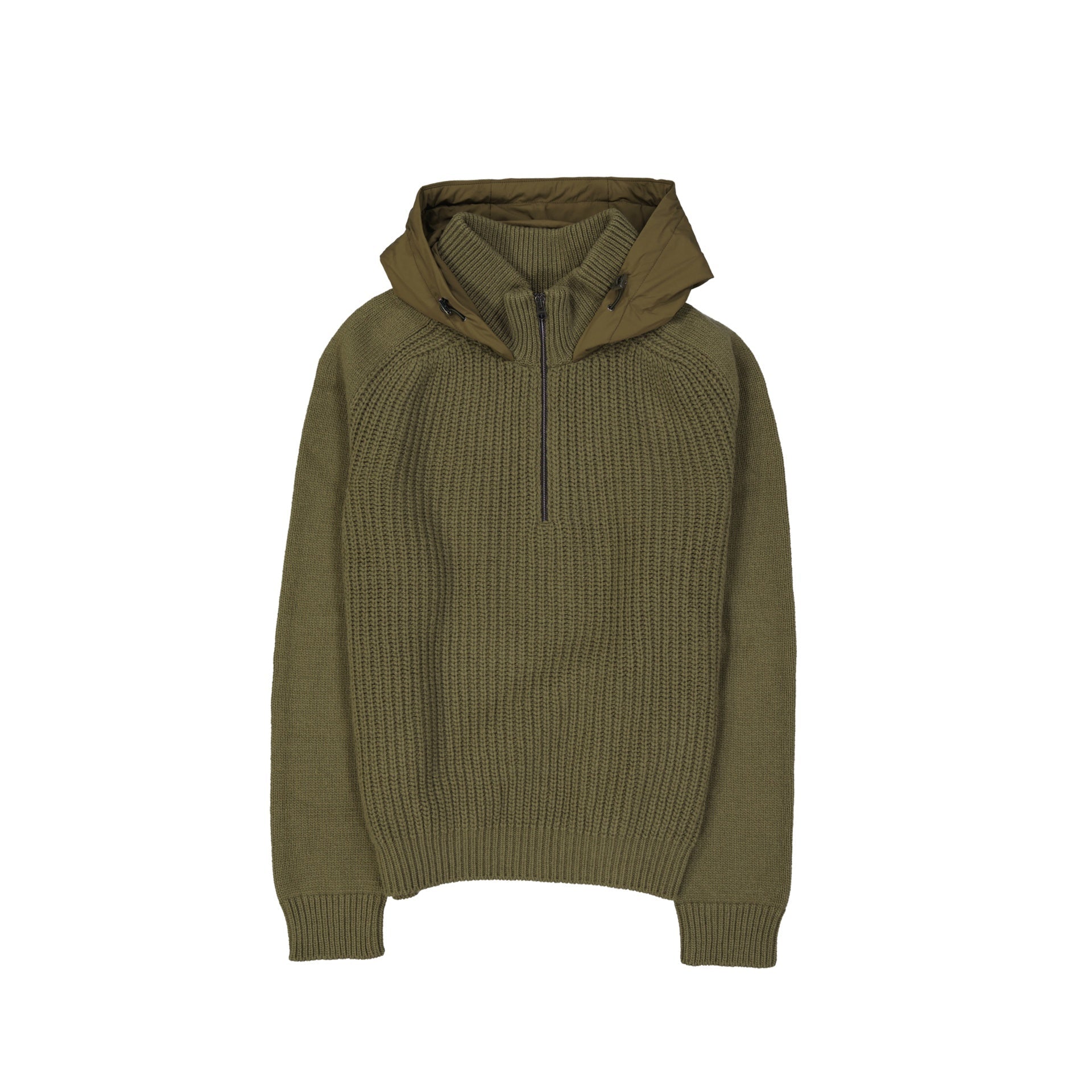 Herno Long-Sleeved Hooded Knitted Jumper Men HERNO
